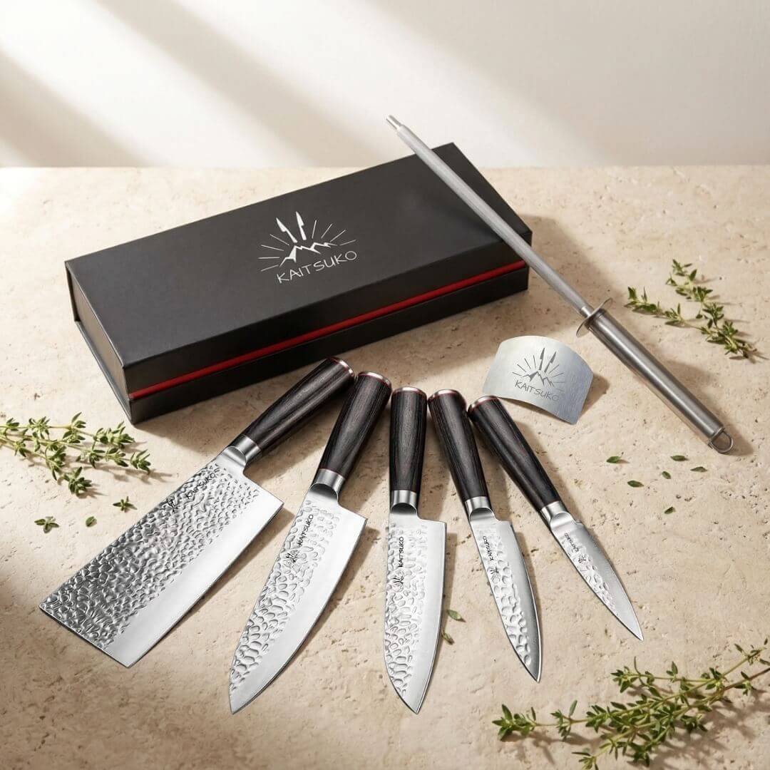 pack couteaux japonais haut de gamme et accessoires de cuisine offerts collection Kaito