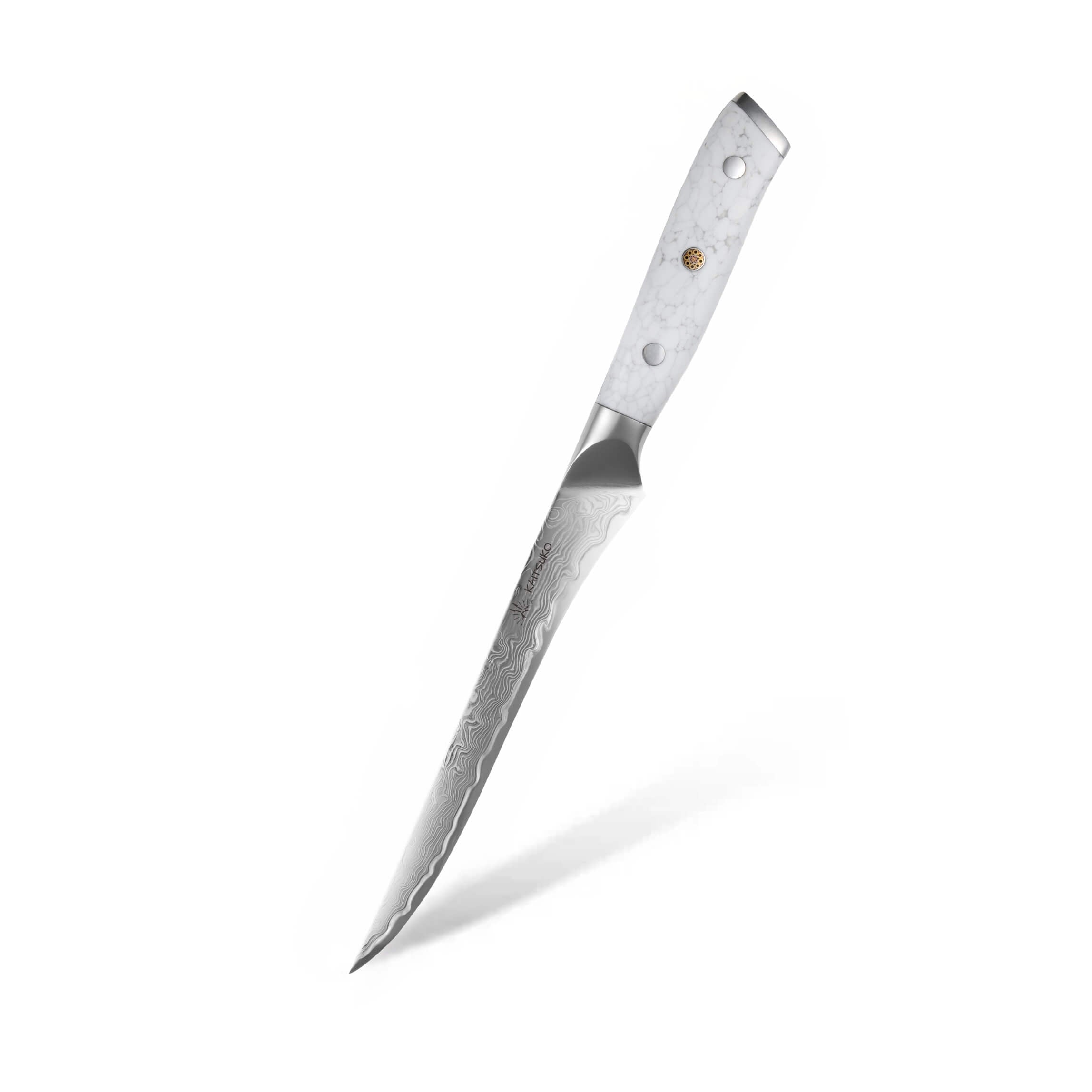 Couteau a desosser japonais Yakumoto pierre blanche