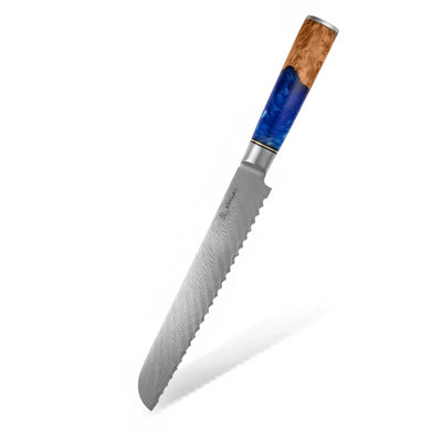 Couteau japonais à pain mer jaune 