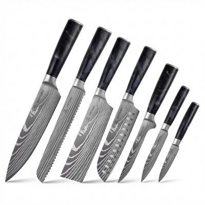 Set de 7 couteaux Japonais - Chef Tanaka